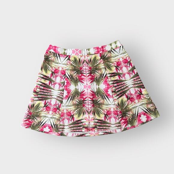 INC International Concepts flared skater skirt in tropical print, plus size 2X - Picture 1 of 5